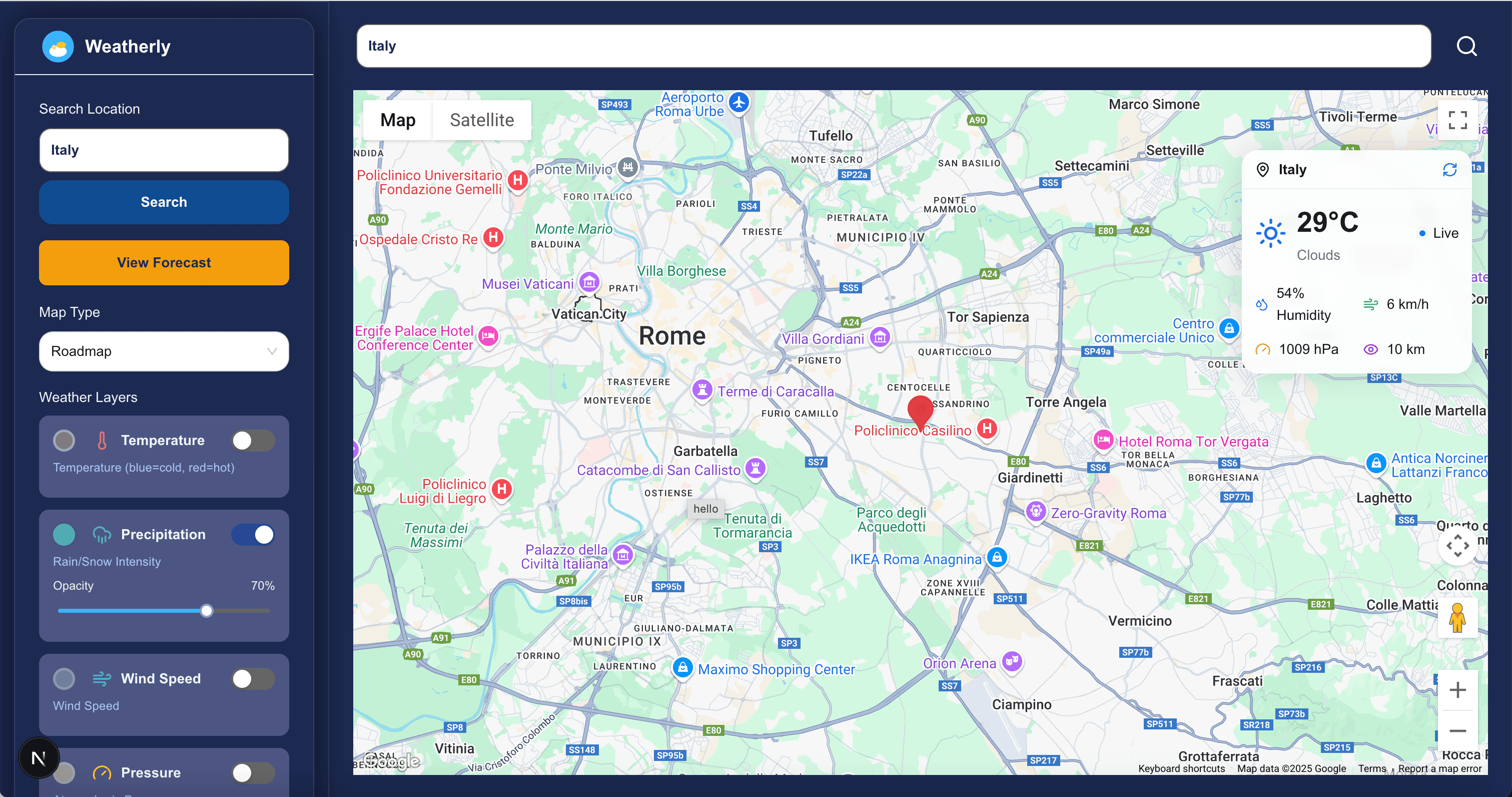 Weather Analytics Dashboard